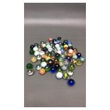 Collection Of Vtg Marbles