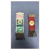 Vtg & Atq Fraternal Order Ribbon Badges Ohio