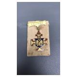 Vtg 32nd Degree Rite Masonic Pendant