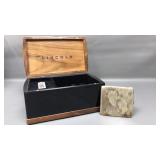 Lincoln Key Fob Presentation Box & Atq Cigar
