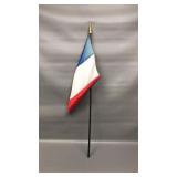 Antique Silk French Tricolore Flag