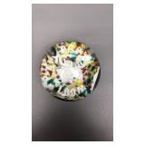 Vtg Artisan Glass Moose Pap Loom Paperweight