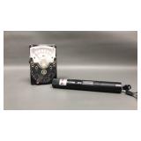 Green Patterned Laser Pointer & Triplett Meter