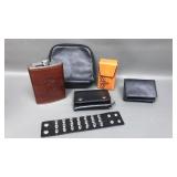 Perry Ellis Portfolio Wallet,Crown Royal Flask &