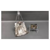Whiting & Daws Mesh Purse & Hinged Cuff