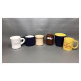 Earthenware Mustache & More Coffee Mugs