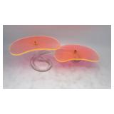 Vintage Acrylic Orange Riser Display