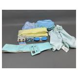 Colorful Vintage Scarves Earrings