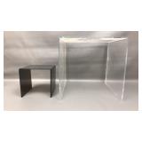Preowned Acrylic Stands Display Risers