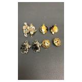 Vtg Sarah Coventry & More Clip On Earings