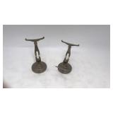 Vintage Metal Shoe Store Display Stands