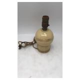 Antique Art Deco glass Lamp Base