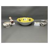 Fine Porcelain German Ring Box, Japan Figurine &