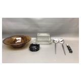 MCM Amber Cloud Glass Bowl, Gemco & More