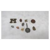 Vintage Sports Charms, Pendants And Pins