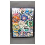 Vtg Political Buttons Carter, Mondale & More