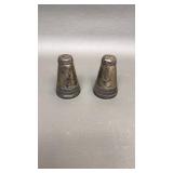 1930ï¿½s Sterling Silver Mini Salt & Pepper Shakers