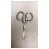 Antique Victorian Scissors Marked Sterling Silver