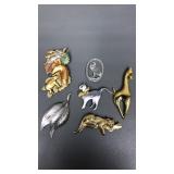 Liz Claiborne, Ultracraft & More Animal Brooches
