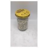 Mother Of Pearl Shell Buttons In Vintage Jar