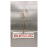 Vintage Max Mayers Gloves Display