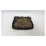 Antique Victorian petite point purse