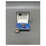 Italian Micro Mosaic Ring & Necklace Pendant