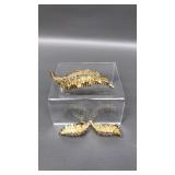 Demario Brooch & Clip On Earrings