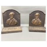 Bronze Whittier Bookends