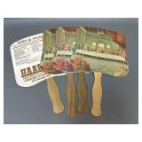 Vintage Paper Advertising Fans Ypsilanti Michigan