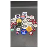 Vtg Election/Political Buttons & Badges