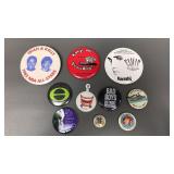 Vintage Lapel Pins Buttons Collection