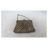 Artdeco Rhinestone Handbag W Lucite Clasp