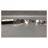 Vintage Tie Clips Cuff Links & Mcre Mens Jewelry