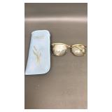 Goldplated 1970ï¿½s Norville Polymil? Cat Eye