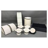 Classic Ivory w Black Cording Jewelry Displays