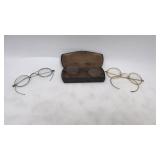 Antique Wire Rimmed Eyeglasses