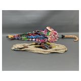 Colorful India Parasol & Vintage Belt