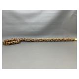 Elaborate Vintage Pretzel Walking Cane