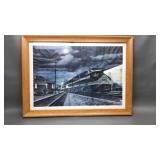 Vtg Howard Fogg Train Frisco 5217 Print