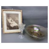 Quartz Photo Frame, Mckee Trumpet Bud Vase & More