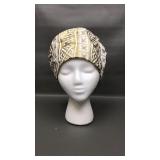 Vintage Gold & Ivory Tribal Style Hat