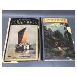 1940's Handmade Scrapbook W/ Wwii News Clips