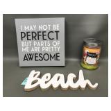 Tuscany Hawaiian Breeze Candle & Home Decor