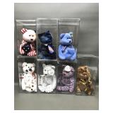 Glory, Pops, & Patriotic Ty Beanie Bears