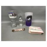 Vintage Buckeye Beer Glass, Purple Haze & Barware