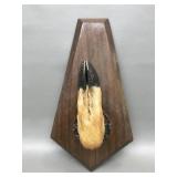 Taxidermy Deer Hoof Mounted On Wood Plaque