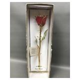Real Rose Preserved In 24k Gold