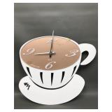 Arti Mestieri Italian Coffee Cup Clock