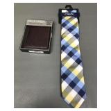 Falls Creek Genuine Leather Wallet & Chaps Tie